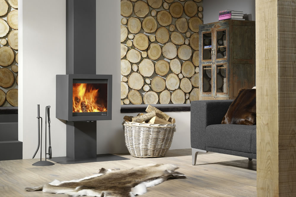 NRG Poêle à bois en fonte bronze antique 6 kW Defra Eco Design haute  efficacité pour utilisation en intérieur : : Cuisine et maison