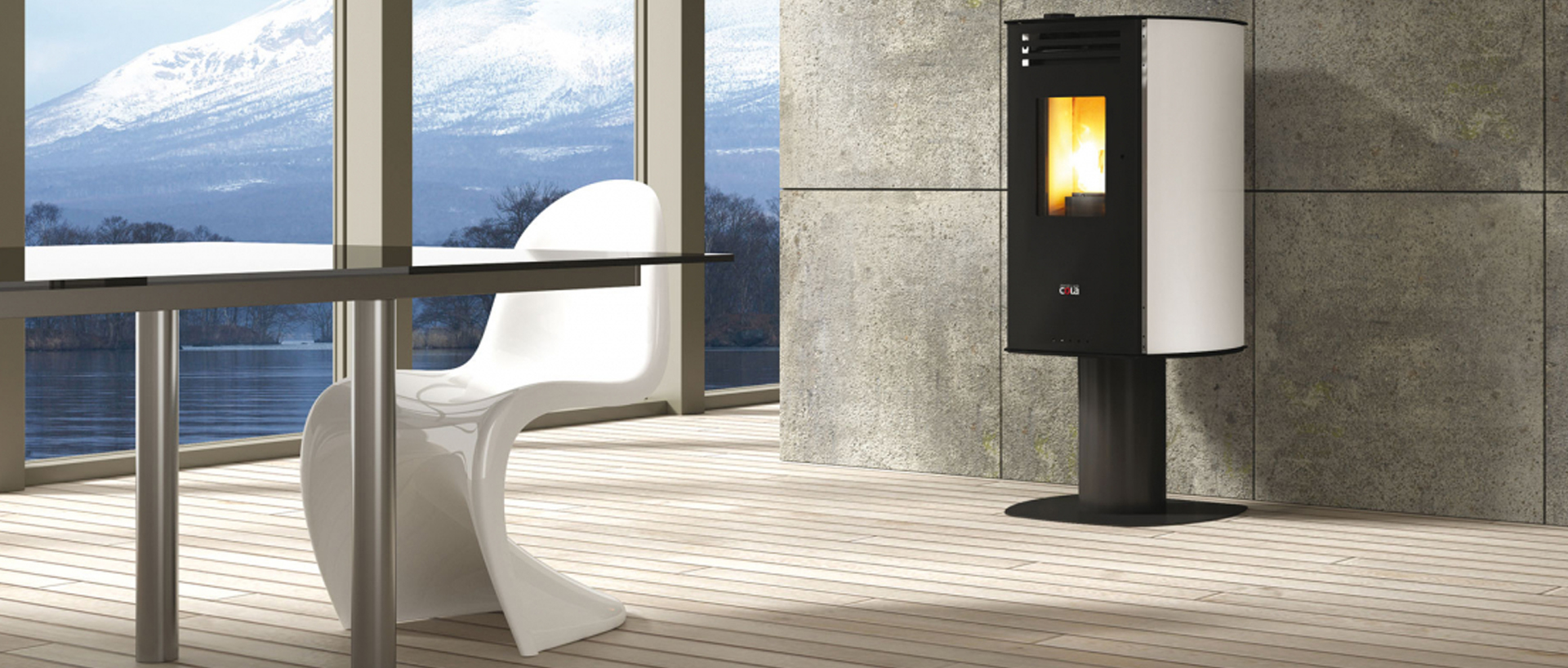 Poêle à granulés - VISION Étanche 6.3 Kw - Deco Poele