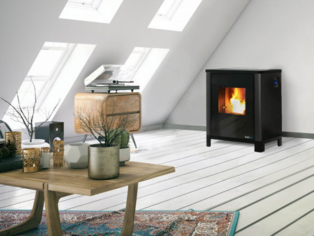 Poêle à granulés N8 de chez Blackline
