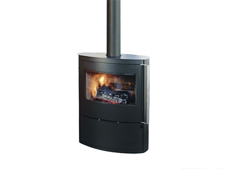 Poêle à bois BOMBAY 8 kW noir - FONTE FLAMME